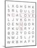 Crossword Puzzle II-Anna Quach-Mounted Art Print