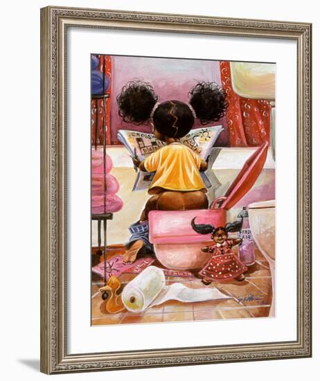 Crossword Puzzle-Frank Morrison-Framed Art Print