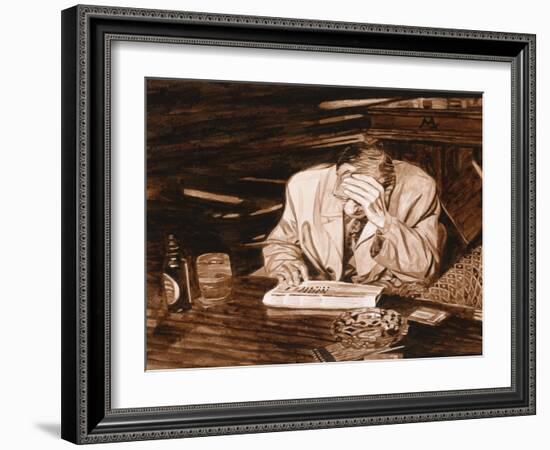 Crossword Puzzle-Max Ferguson-Framed Giclee Print