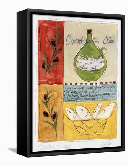 Crostini Di Olive-Heather Ramsey-Framed Premier Image Canvas