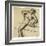 Crouching Nude; Nu Accroupi, 1890s-Edgar Degas-Framed Giclee Print