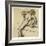 Crouching Nude; Nu Accroupi, 1890s-Edgar Degas-Framed Giclee Print