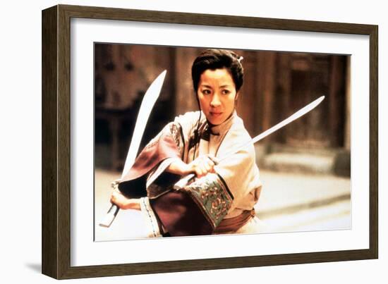 Crouching Tiger Hidden Dragon (Wu Hu Zang Long) Michelle Yeoh, 2000-null-Framed Photo