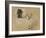 Crouching woman, 1827-Ferdinand Victor Eugene Delacroix-Framed Giclee Print