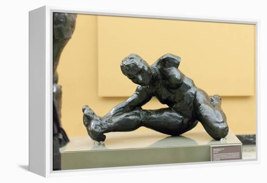 Crouching Woman, 1891, (Bronze)-Auguste Rodin-Framed Premier Image Canvas