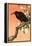 Crow Against Orange Sky-Koson Ohara-Framed Premier Image Canvas