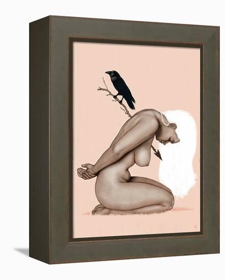 Crow and Arrow-Alexander Grahovsky-Framed Stretched Canvas