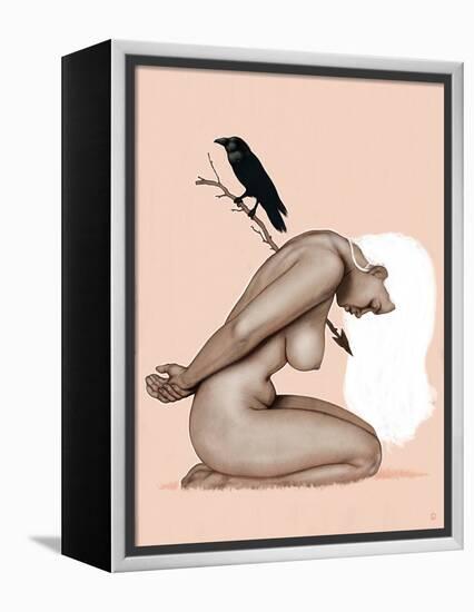 Crow and Arrow-Alexander Grahovsky-Framed Stretched Canvas