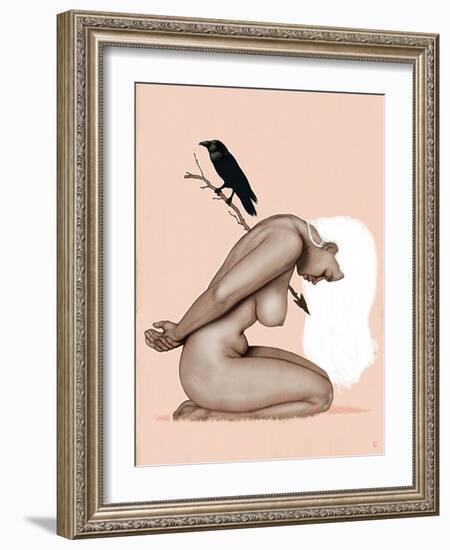 Crow and Arrow-Alexander Grahovsky-Framed Art Print