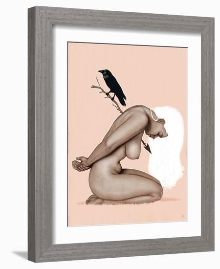 Crow and Arrow-Alexander Grahovsky-Framed Art Print