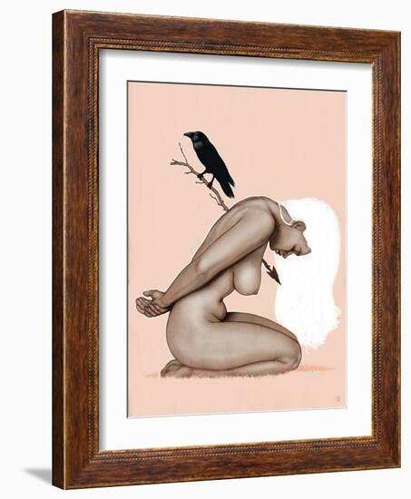 Crow and Arrow-Alexander Grahovsky-Framed Art Print