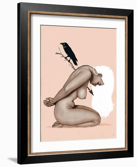 Crow and Arrow-Alexander Grahovsky-Framed Art Print