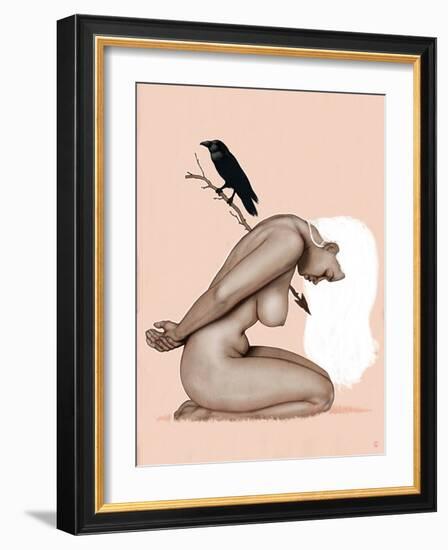 Crow and Arrow-Alexander Grahovsky-Framed Art Print