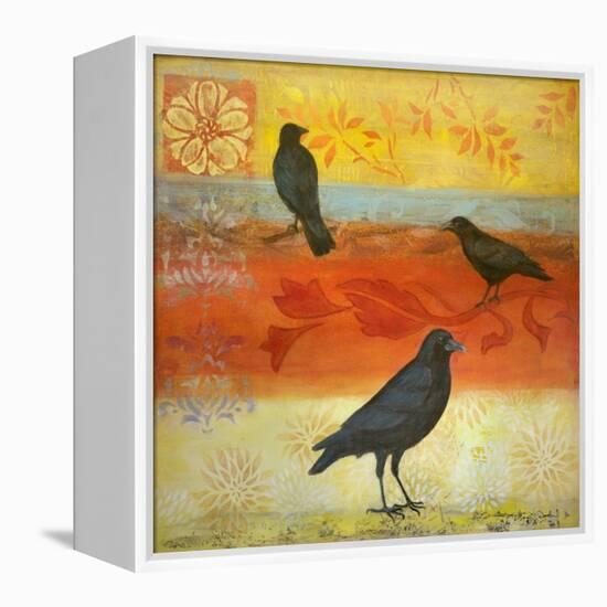 Crow Crossroads-Margaret Donharl-Framed Stretched Canvas