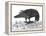 Crow, Historical Artwork-Middle Temple Library-Framed Premier Image Canvas