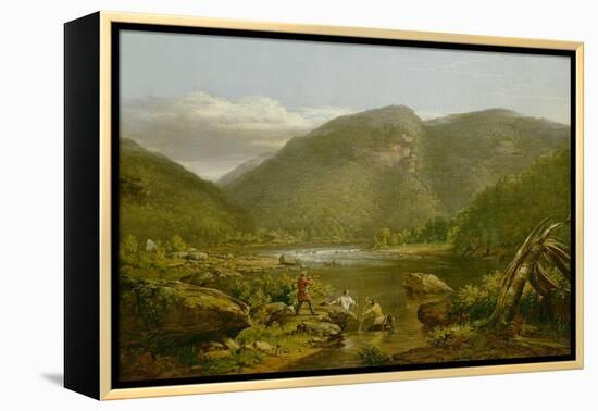 Crow's Nest, 1848-Thomas Worthington Whittredge-Framed Premier Image Canvas