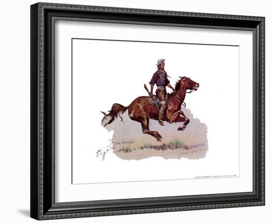 Crow Scout-Frederic Sackrider Remington-Framed Art Print