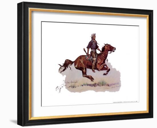 Crow Scout-Frederic Sackrider Remington-Framed Art Print