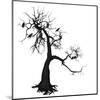 Crow Tree-artshock-Mounted Art Print