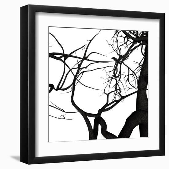 Crow Tree-artshock-Framed Art Print