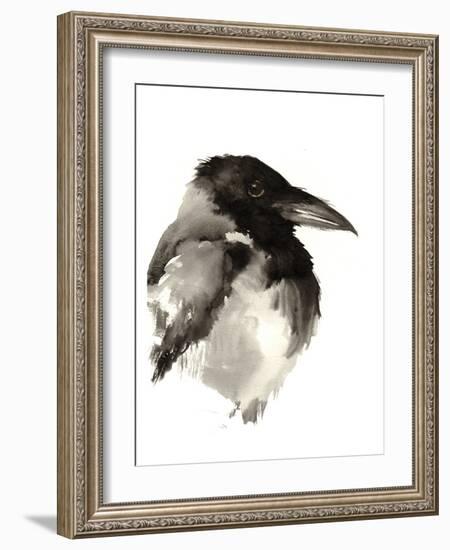 Crow-Suren Nersisyan-Framed Art Print