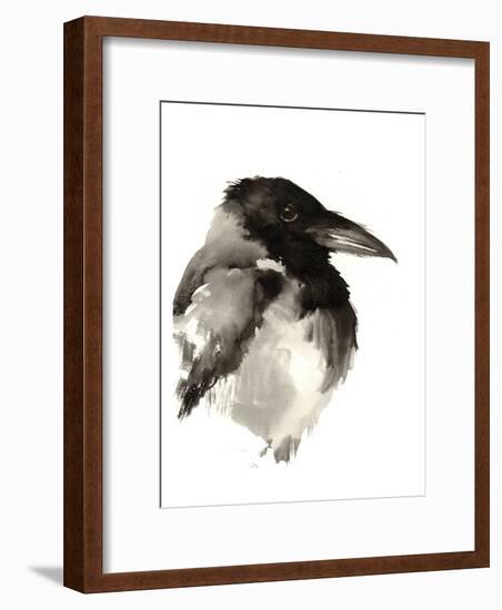 Crow-Suren Nersisyan-Framed Art Print