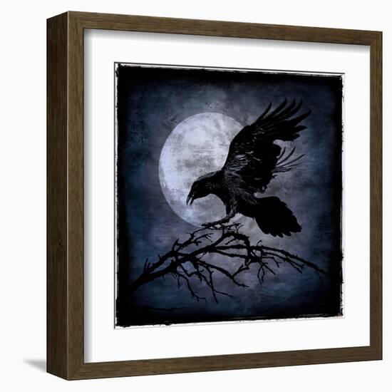 Crow-Martin Wagner-Framed Art Print