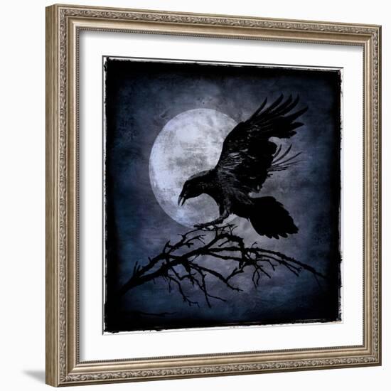 Crow-Martin Wagner-Framed Art Print