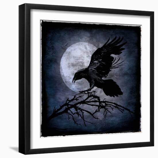 Crow-Martin Wagner-Framed Art Print