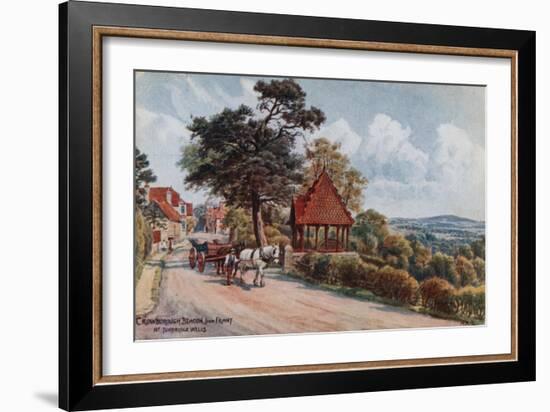 Crowborough Beacon from Frant, Tunbridge Wells-Alfred Robert Quinton-Framed Giclee Print