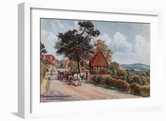 Crowborough Beacon from Frant, Tunbridge Wells-Alfred Robert Quinton-Framed Giclee Print