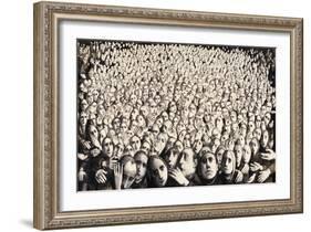 Crowd, 1978-Evelyn Williams-Framed Giclee Print