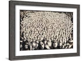 Crowd, 1978-Evelyn Williams-Framed Giclee Print