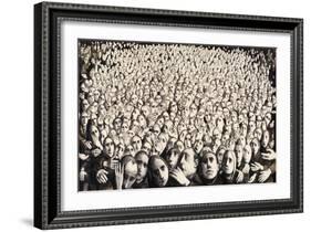 Crowd, 1978-Evelyn Williams-Framed Giclee Print