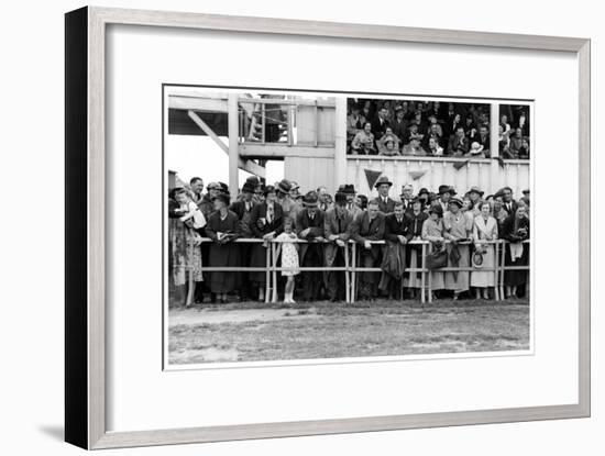 Crowd at the Races, C1920-1939-null-Framed Giclee Print