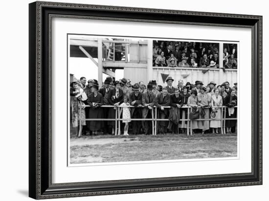 Crowd at the Races, C1920-1939-null-Framed Giclee Print