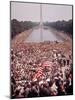 Crowd Gathered on Washington Monument Mall for March on Wash. for Jobs and Freedom-Paul Schutzer-Mounted Photographic Print