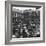 Crowd in Piazza San Marco. Tables at Cafe Florian in Foreground-Alfred Eisenstaedt-Framed Photographic Print