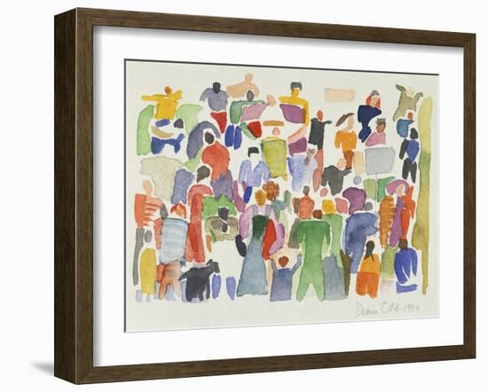 Crowd No.16-Diana Ong-Framed Giclee Print
