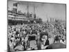 Crowd of Hindu Refugees Crowding Dock as They Prepare to Ship Out for New Homes in Bombay-Margaret Bourke-White-Mounted Photographic Print