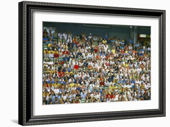 Crowd of Spectators-Bjorn Svensson-Framed Photographic Print