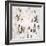 Crowd on the Street-Sydney Edmunds-Framed Giclee Print