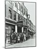 Crowd Outside the Russian Vapour Baths, Brick Lane, Stepney, London, 1904-null-Mounted Photographic Print