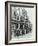 Crowd Outside the Russian Vapour Baths, Brick Lane, Stepney, London, 1904-null-Framed Photographic Print