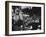 Crowd Watching From Bleacher Seats Set Up on the Right Side of Entrance to the RKO Pantages Theatre-Ed Clark-Framed Photographic Print