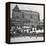 Crowd Watching Hockey Game Outside Palace Hotel-null-Framed Premier Image Canvas