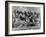 Crowd Yelling and Whooping It Up in the Stands at the Texas A&M Vs Villanova Football Game-Joe Scherschel-Framed Photographic Print