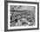 Crowded Beach-null-Framed Photographic Print