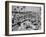 Crowded Beach-null-Framed Photographic Print