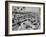 Crowded Beach-null-Framed Photographic Print